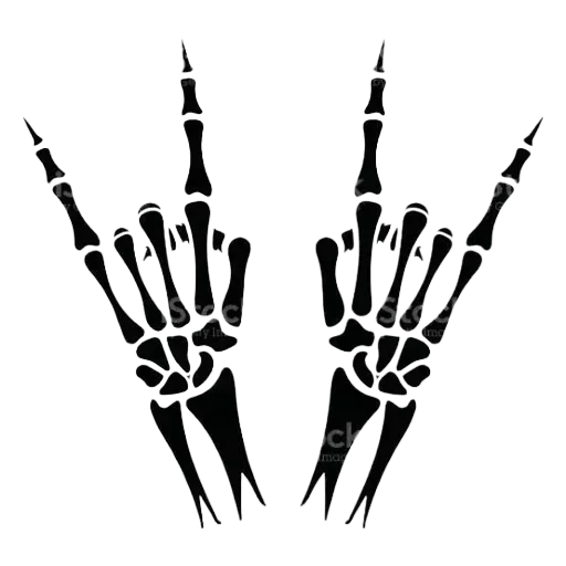 🤘 Стикер «Music Is My Blood» для Telegram