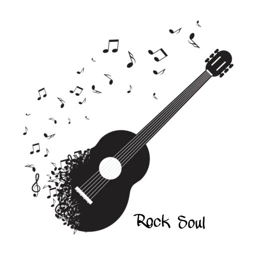 🎸 Стикер «Music Is My Blood» для Telegram