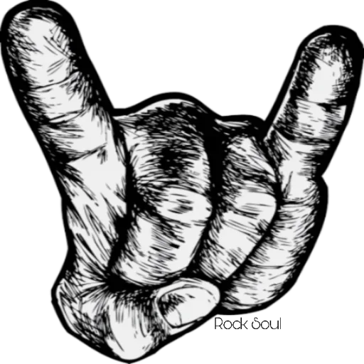 🤘 Стикер «Music Is My Blood» для Telegram