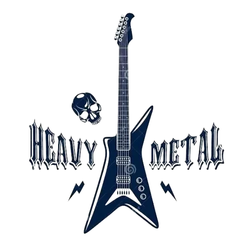 🎸 Стикер «Music Is My Blood» для Telegram