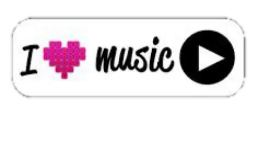 🎼 Стикер «Music Is My Blood» для Telegram