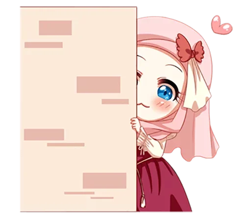 👀 Стикер «Hijab Princess» для Telegram