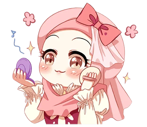 ☺️ Стикер «Hijab Princess» для Telegram