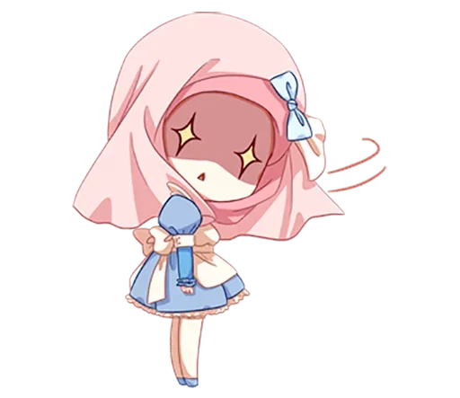 😒 Стикер «Hijab Princess» для Telegram