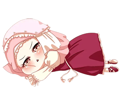 😒 Стикер «Hijab Princess» для Telegram