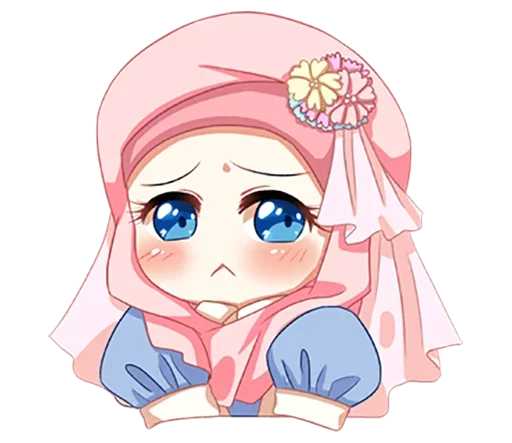 😞 Стикер «Hijab Princess» для Telegram