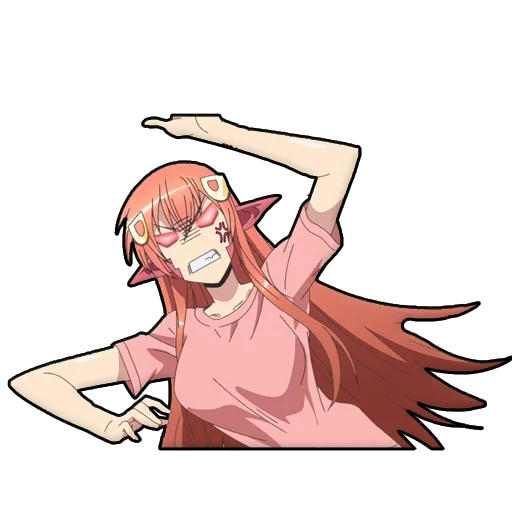 👿 Стикер «Monster Musume -Mīa» для Telegram