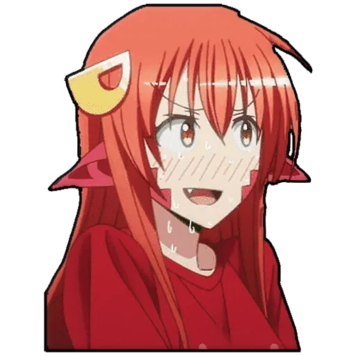 😦 Стикер «Monster Musume -Mīa» для Telegram
