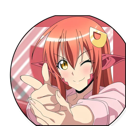 😏 Стикер «Monster Musume -Mīa» для Telegram