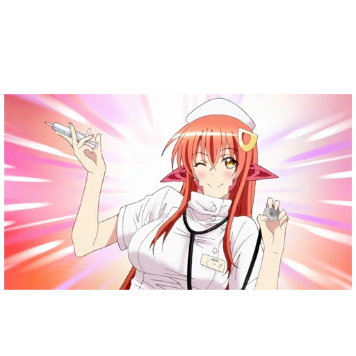 🤒 Стикер «Monster Musume -Mīa» для Telegram