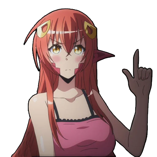 👆 Стикер «Monster Musume -Mīa» для Telegram