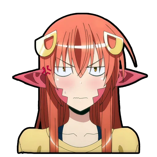 😑 Стикер «Monster Musume -Mīa» для Telegram