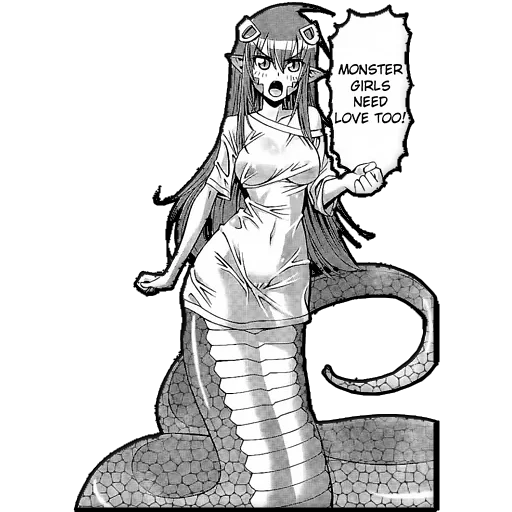 👊 Стикер «Monster Musume -Mīa» для Telegram