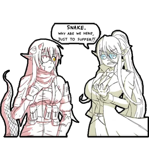 🤕 Стикер «Monster Musume -Mīa» для Telegram