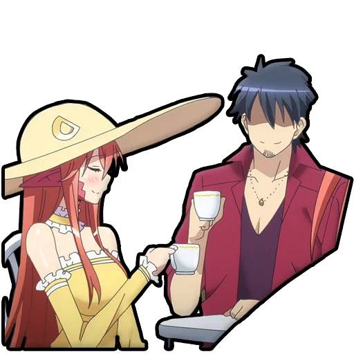 🍵 Стикер «Monster Musume -Mīa» для Telegram