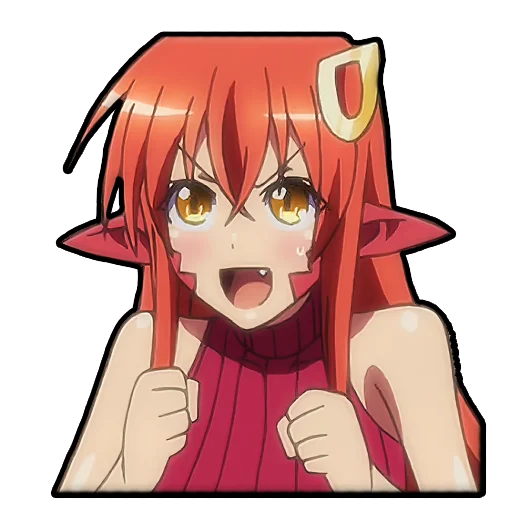😛 Стикер «Monster Musume -Mīa» для Telegram