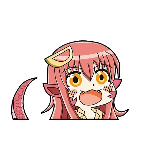 😙 Стикер «Monster Musume -Mīa» для Telegram
