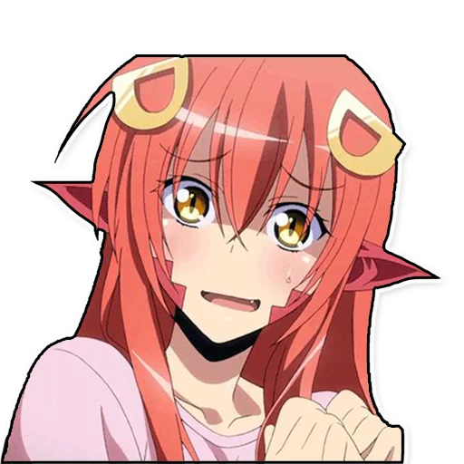 😟 Стикер «Monster Musume -Mīa» для Telegram