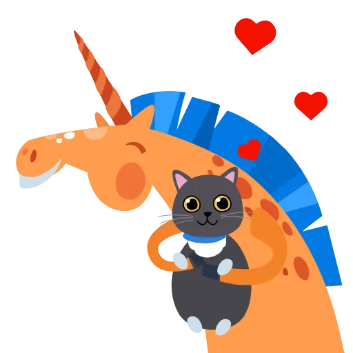 😳 Стикер «Unicorn» для Telegram
