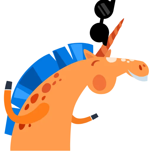 😫 Стикер «Unicorn» для Telegram