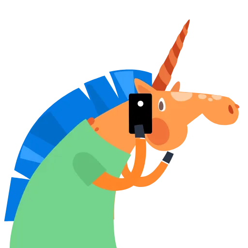 🤯 Стикер «Unicorn» для Telegram