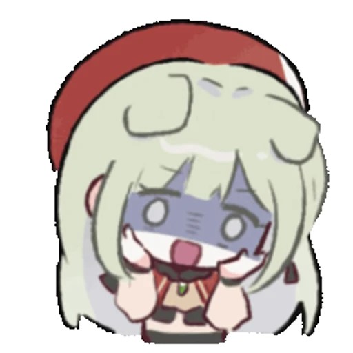 😱 Стикер «Chibi chans» для Telegram