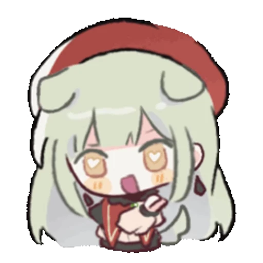 ❤️ Стикер «Chibi chans» для Telegram