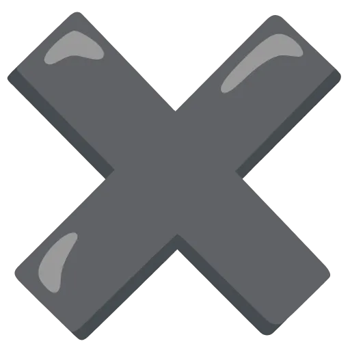 ✖️ Эмодзи «mautrix-telegram unicodemoji (17/19)» для Telegram