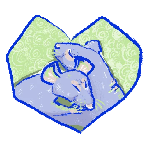 ❤️ Стикер «или ты крыса» для Telegram