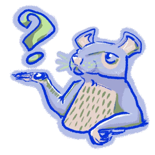 ❔ Стикер «или ты крыса» для Telegram