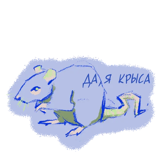 😡 Стикер «или ты крыса» для Telegram