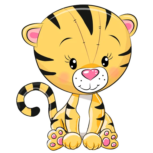 🐯 Стикер «My little friends» для Telegram