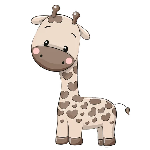 🦒 Стикер «My little friends» для Telegram