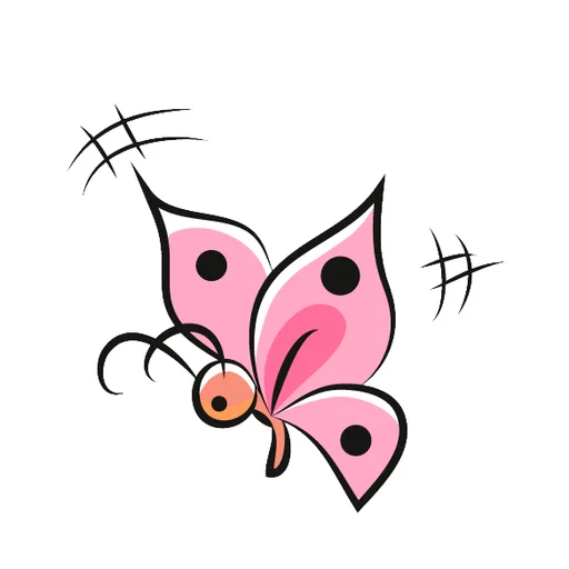 🦋 Стикер «My little friends» для Telegram