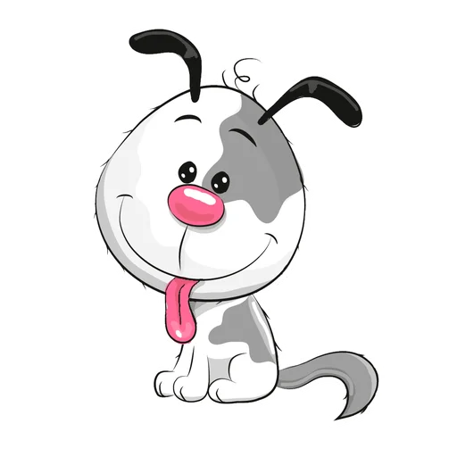 🐶 Стикер «My little friends» для Telegram