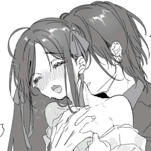 ❤️ Стикер «love manga» для Telegram