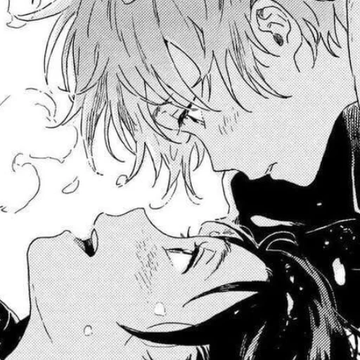 ❤️ Стикер «love manga» для Telegram
