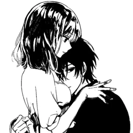 ❤️ Стикер «love manga» для Telegram