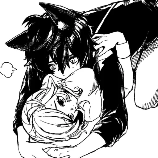 ❤️ Стикер «love manga» для Telegram