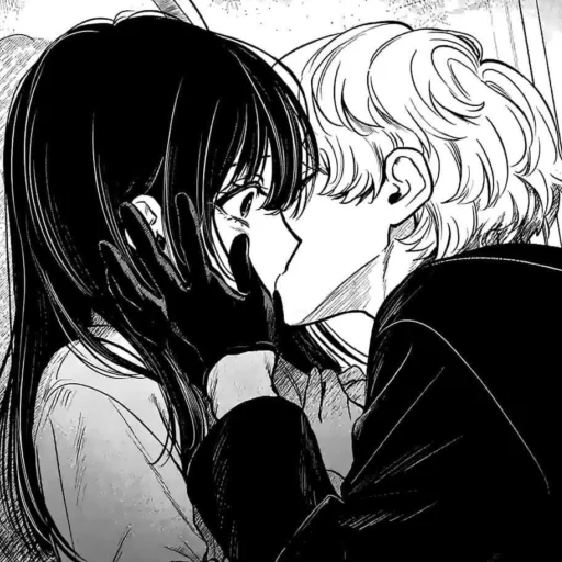 ❤️ Стикер «love manga» для Telegram
