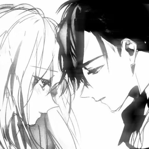 ❤️ Стикер «love manga» для Telegram
