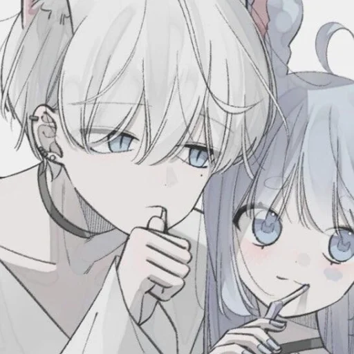 ❤️ Стикер «love manga» для Telegram