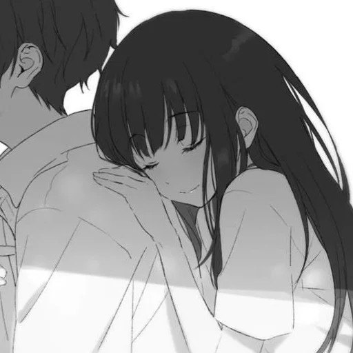 ❤️ Стикер «love manga» для Telegram