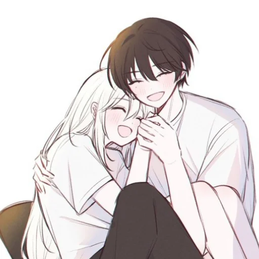 ❤️ Стикер «love manga» для Telegram