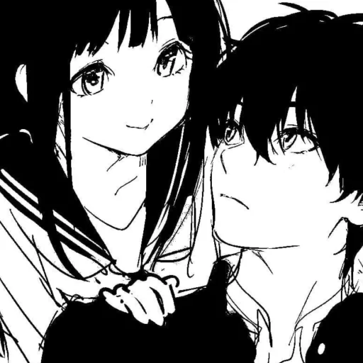 ❤️ Стикер «love manga» для Telegram