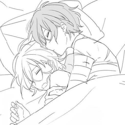 ❤️ Стикер «love manga» для Telegram