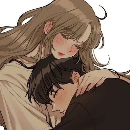 ❤️ Стикер «love manga» для Telegram