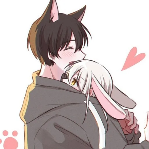 ❤️ Стикер «love manga» для Telegram