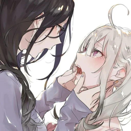 ❤️ Стикер «love manga» для Telegram