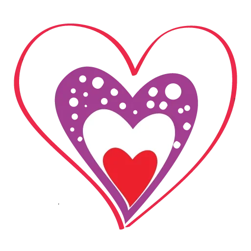 💓 Стикер «Моё сердечко» для Telegram